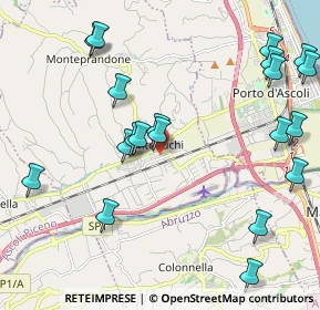 Mappa Via della Liberazione, 63076 Centobuchi AP, Italia (2.5775)