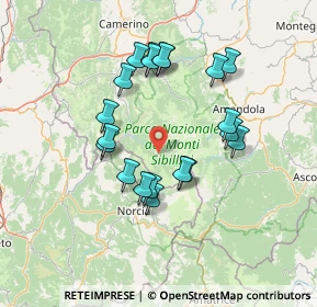 Mappa 62039 Castelsantangelo sul Nera MC, Italia (13.5615)