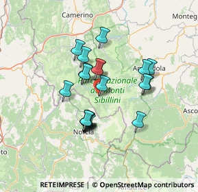 Mappa 62039 Castelsantangelo sul Nera MC, Italia (11.4955)