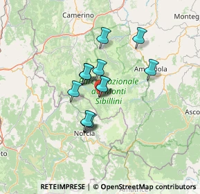 Mappa 62039 Castelsantangelo sul Nera MC, Italia (9.60077)