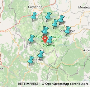 Mappa 62039 Castelsantangelo sul Nera MC, Italia (12.70417)