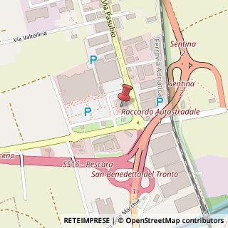 Mappa Via Pasubio, N. 144, 63074 San Benedetto del Tronto, Ascoli Piceno (Marche)