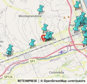 Mappa VIA DE GASPERI, 63076 Monteprandone AP, Italia (2.8505)
