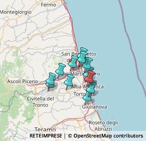 Mappa VIA DE GASPERI, 63076 Monteprandone AP, Italia (8.99231)