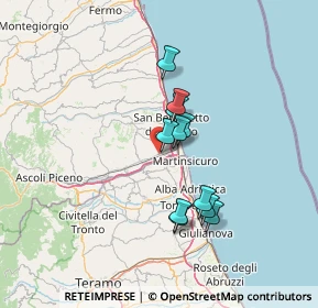 Mappa VIA DE GASPERI, 63076 Monteprandone AP, Italia (10.91182)