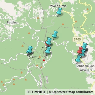Mappa Secondo rifugio, 53021 Abbadia San Salvatore SI, Italia (2.375)