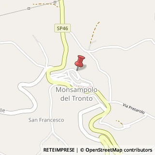 Mappa Via giuseppe garibaldi 32, 63035 Monsampolo del Tronto, Ascoli Piceno (Marche)