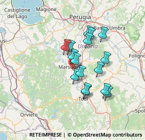 Mappa Via Giuseppe di Vittorio, 06055 Marsciano PG, Italia (11.16063)
