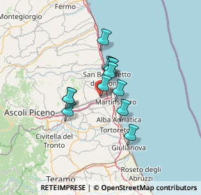 Mappa Via I Maggio, 63076 Centobuchi AP, Italia (9.1325)