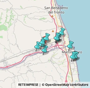 Mappa Via I Maggio, 63076 Centobuchi AP, Italia (2.87462)