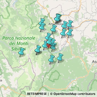 Mappa Via Roma, 63088 Montemonaco AP, Italia (6.15)