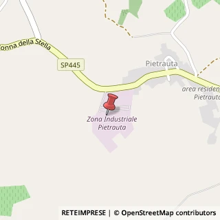 Mappa Zona Artigianale Pietrauta, 06036 Montefalco PG, Italia, 06036 Montefalco, Perugia (Umbria)
