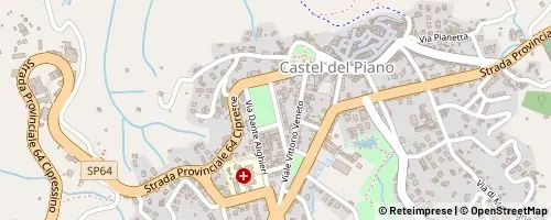 Mappa Castel del Piano