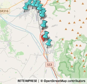 Mappa Via I Maggio, 06039 Trevi PG, Italia (3.94692)