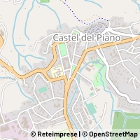 지도 Castel del Piano