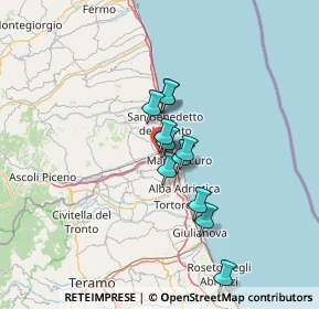 Mappa Via dell'Artigianato I Traversa, 63076 Monteprandone AP, Italia (9.72818)