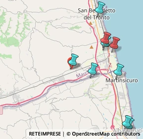 Mappa Via degli Oleandri, 63076 Centobuchi AP, Italia (5.81455)