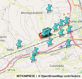 Mappa Via degli Oleandri, 63076 Centobuchi AP, Italia (1.3955)