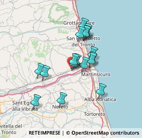 Mappa Via degli Oleandri, 63076 Centobuchi AP, Italia (5.81529)