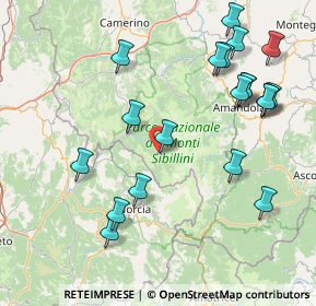 Mappa Via del Monastero, 62039 Castelsantangelo sul Nera MC, Italia (19.066)