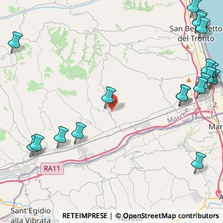 Mappa Via Comunanza, 63077 Monsampolo del Tronto AP, Italia (7.17053)