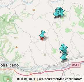 Mappa Via A. Manzoni, 63083 Appignano del Tronto AP, Italia (4.76364)