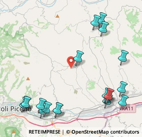 Mappa Via A. Manzoni, 63083 Appignano del Tronto AP, Italia (5.89737)