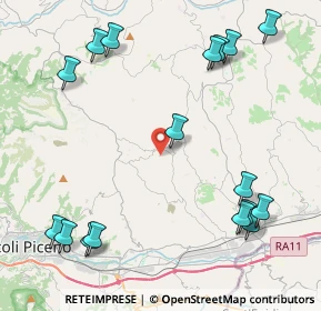 Mappa Via A. Manzoni, 63083 Appignano del Tronto AP, Italia (5.65294)
