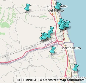 Mappa Via Benedetto Croce, 63076 Monteprandone AP, Italia (3.825)