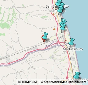 Mappa Via Benedetto Croce, 63076 Monteprandone AP, Italia (5.61692)