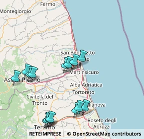 Mappa Via Giovanni XXIII, 63076 Centobuchi AP, Italia (18.60867)