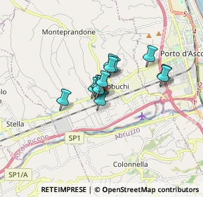 Mappa Via Benedetto Croce, 63076 Monteprandone AP, Italia (1.01231)