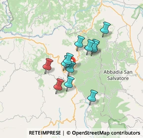 Mappa Via della Stazione, 58033 Castel del Piano GR, Italia (5.195)