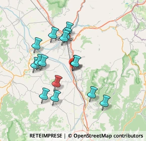 Mappa Via 1º Maggio, 06039 Trevi PG, Italia (7.07533)