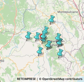 Mappa Via del Ponticello, 58033 Castel del Piano GR, Italia (9.35769)