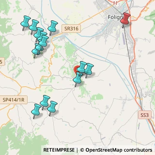 Mappa Viale della Vittoria, 06036 Montefalco PG, Italia (5.15)
