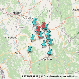 Mappa Via Tempestivi, 06036 Montefalco PG, Italia (9.27643)