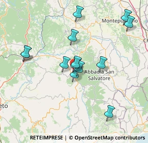 Mappa Via della Croce, 58033 Castel del Piano GR, Italia (14.43923)