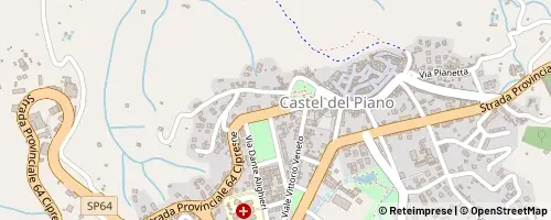 Mappa Castel del Piano
