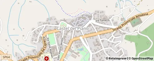 Mappa Castel del Piano