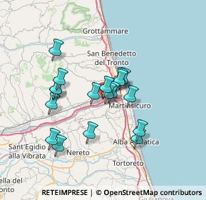 Mappa Monteprandone, 63076 Molino AP, Italia (5.93389)