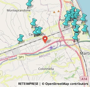 Mappa Monteprandone, 63076 Molino AP, Italia (2.648)