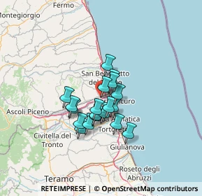 Mappa Monteprandone, 63076 Molino AP, Italia (9.24158)