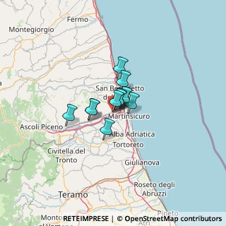 Mappa Via G. Garibaldi, 63076 Monteprandone AP, Italia (6.23545)