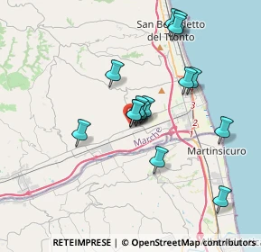 Mappa Via L. Paolucci, 63076 Monteprandone AP, Italia (3.328)