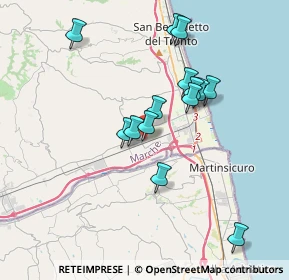 Mappa Via della Barca, 63076 Centobuchi AP, Italia (3.42429)