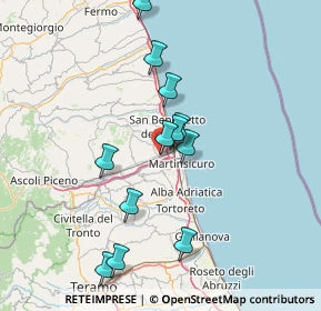 Mappa Via della Barca, 63076 Centobuchi AP, Italia (14.14417)