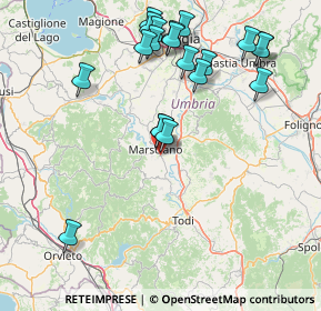 Mappa Via Francesco Maria Ferri, 06055 Marsciano PG, Italia (18.1655)