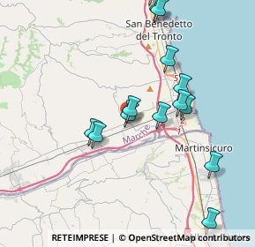 Mappa Viale Alcide De Gasperi, 63033 Monteprandone AP, Italia (4.49333)