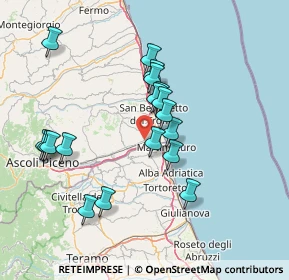 Mappa Viale Alcide De Gasperi, 63033 Monteprandone AP, Italia (14.21389)